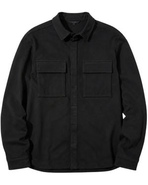 Thom Krom Flap-Pocket Shirt - Black