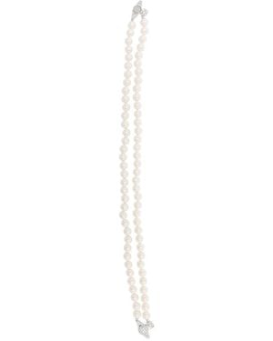 Vivienne Westwood Orb-Pendant Choker - White