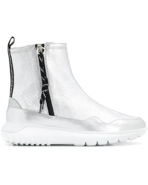 Hogan Interactive Ankle Boots - White