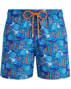 Vilebrequin Fishy Vibes トランクス水着 - ブルー