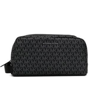 Michael Kors Neceser Con Monograma Del Logo - Negro