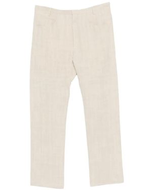 Label Under Construction Linen Chino Pants - White