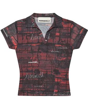 Kerne.Milk Soleil Polo Shirt - Red
