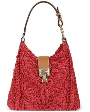 Ermanno Scervino Sac Porté Épaule À Design Tressé - Red