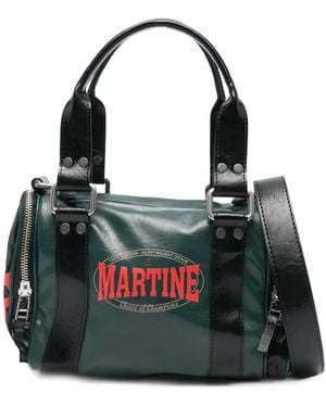 Martine Rose Logo-Detail Tote Bag - Black