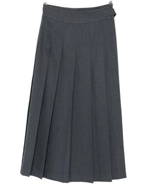 Rohe Buttoned Midi Pleated Skirt - グレー