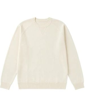 Heritage Langärmeliger Pullover - Weiß