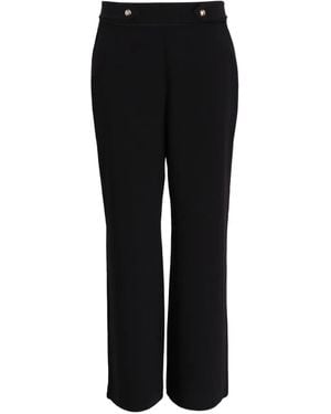 Liu Jo Cady Button-Detailed Trousers - Black