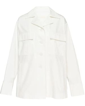 Club21 Thea Military Oversized Jacket - White