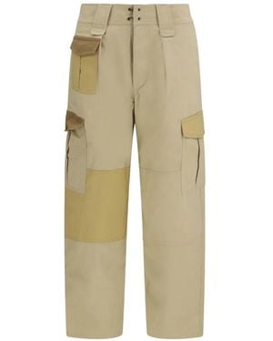 Isabel Marant Renzae Patchwork Cargo Pants - Natural