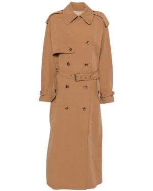 Isabel Marant Trenchcoat Mit Gürtel - Natur