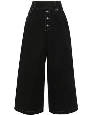 Gucci オーバーサイズ ワイドジーンズ - ブラック