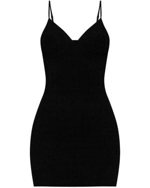 Jacquemus La Mini Robe Scala Mini Dress - Black