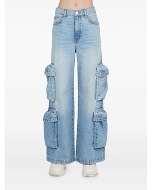 Amiri Vaqueros Baggy Tipo Cargo - Azul