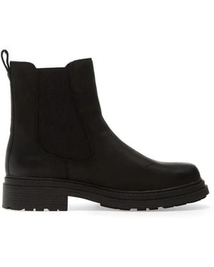 Clarks Orinoco 3 Top Elasticated-Panel Chelsea Boots - Black