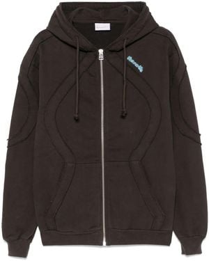 Bluemarble Zip-Up Hoodie - Black