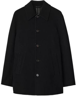 Burberry Wool Car Coat - Black