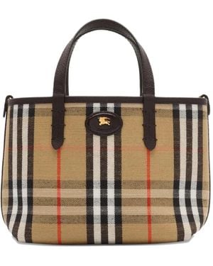 Burberry Mn Reversible Tote - Black