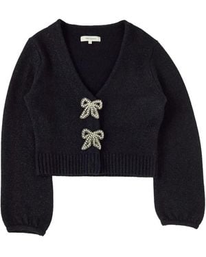 Chinti & Parker Cardigan Mit Verzierter Schleife - Blau