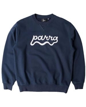by Parra Stadium Water Wave "navy Blue" Sweatshirt