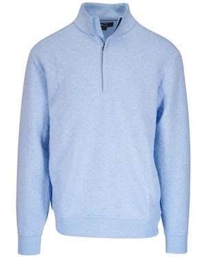 Ralph Lauren Zip Knit Jumper - Blue