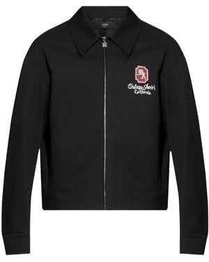 Amiri Collared Zip-Fastening Jacket - Black