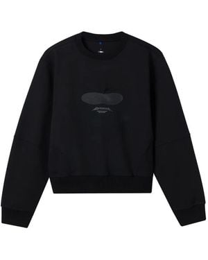 Adererror Graphic Crew-Neck Sweatshirt - Black