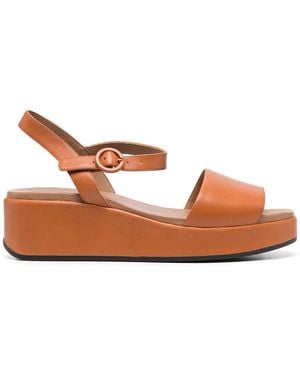 Camper Misia Ankle Strap Sandals - Brown