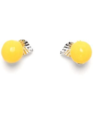 YVMIN Lemon-Shape Earrings - Yellow
