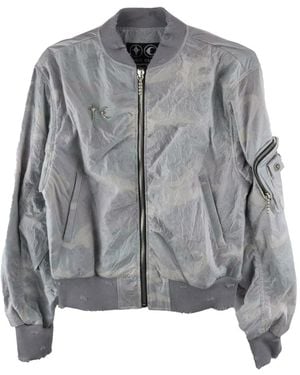 THUG CLUB Charlie Bomber Jacket - Grey