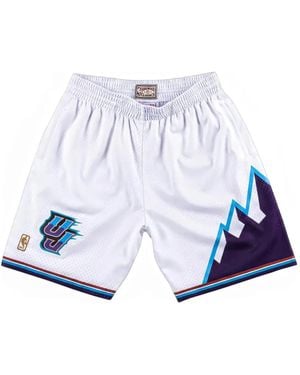 Mitchell & Ness Utah Jazz Shorts - Wit
