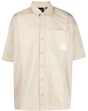 Daily Paper Modji Short-Sleeved Twill Shirt - Natural