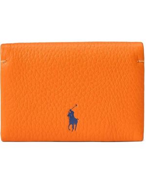 Polo Ralph Lauren Leather Wallet - Orange