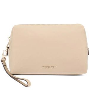MICHAEL Michael Kors Bolso De Mano Zadie Grande Con Placa Del Logo Y Tira Para La Muñeca - Neutro