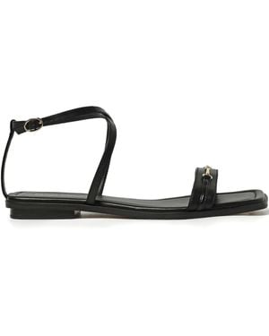 MICHAEL Michael Kors Buckle-Fastening Crisscross Sandals - Black