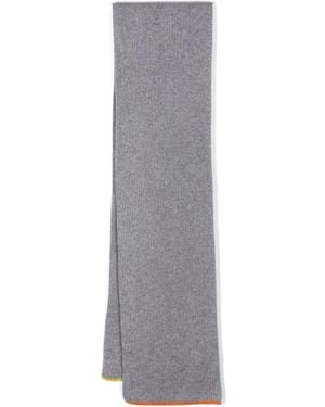 Altea Pashmina con ribete en contraste - Gris