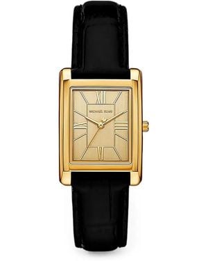 Michael Kors Essex Rectangular 26Mm Watch - Black