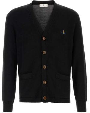 Vivienne Westwood オーブ ウールカーディガン - ブラック