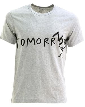 Comme des Garçons Graphic-Print T-Shirt - Grey