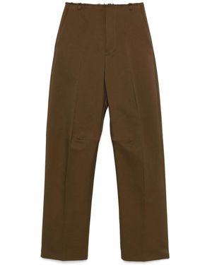MM6 by Maison Martin Margiela フレイド パンツ - ブラウン
