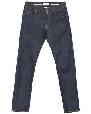 Jacob Cohen Contrast-Stitch Jeans - Blue