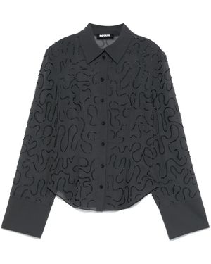 ROTATE BIRGER CHRISTENSEN Beaded Shirt - Grey