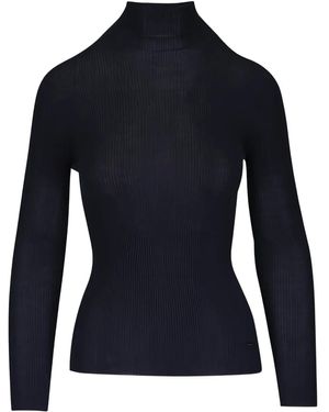 Akris Geripptes Top - Blau