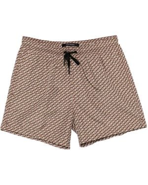 Tagliatore Costume Da Bagno Con Stampa Geometrica - Marrone