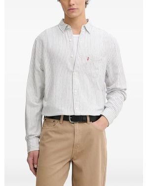 Levi's Camisa Sunset A Rayas Con Bolsillo De Parche - Neutro