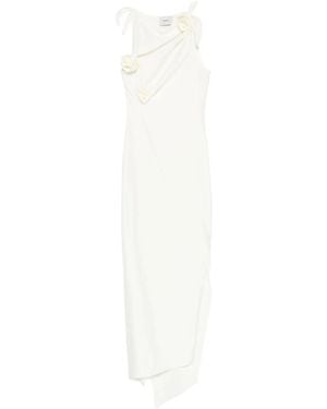 Coperni Asymmetrical Midi Dress - White