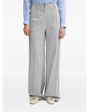 Sisley Pantalon En Jean À Boutonnière - Grey