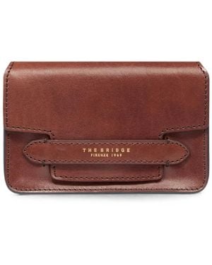 The Bridge Leather Chain-Strap Mini Bag - Brown