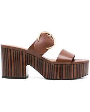 Robert Clergerie 80Mm Chance Sandals - Brown