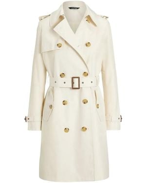 Ralph Lauren Belted Trench-Coat - White